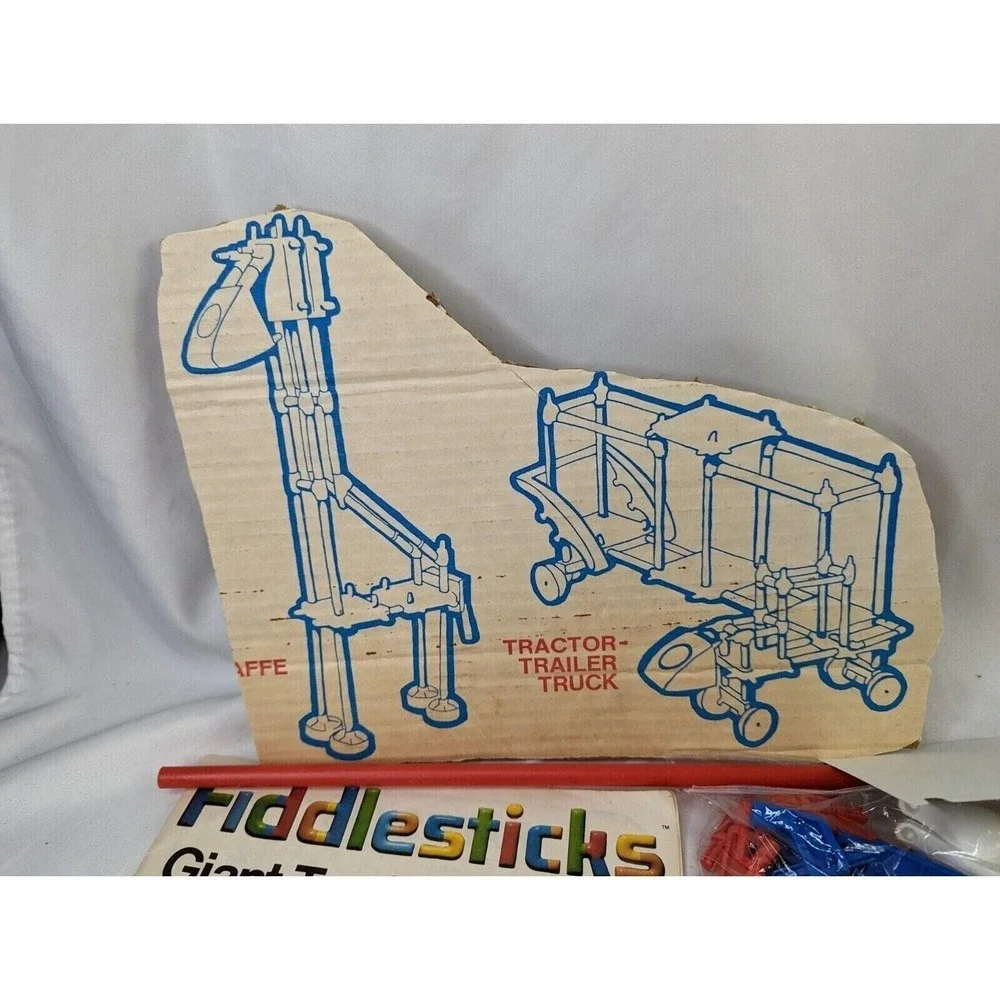 Fiddlesticks Giant Toy Builder Set Knickerbocker Huge Lot